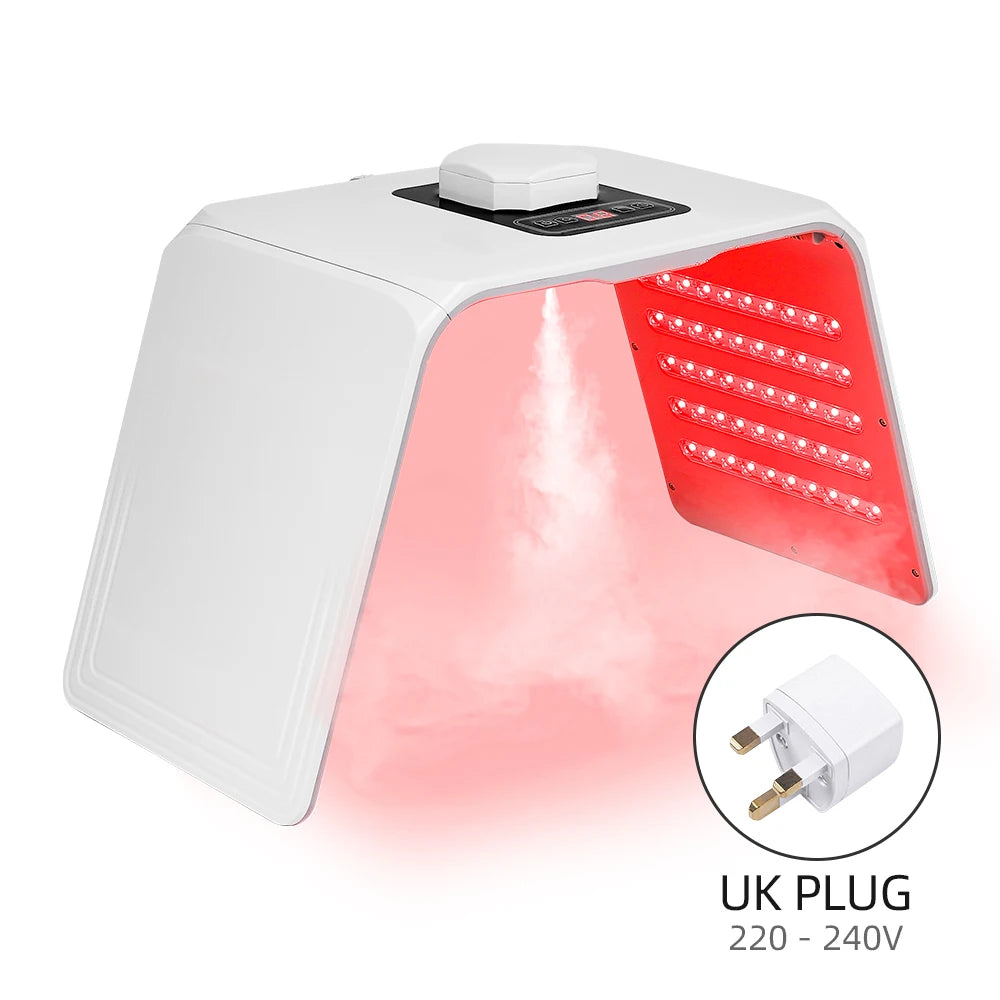 7 Colors LED Photon Machine With Nano Spray Beauty Salon Home Use Face Body LED Mask PDT Machine Skin Hydrating SPA Skin Care
