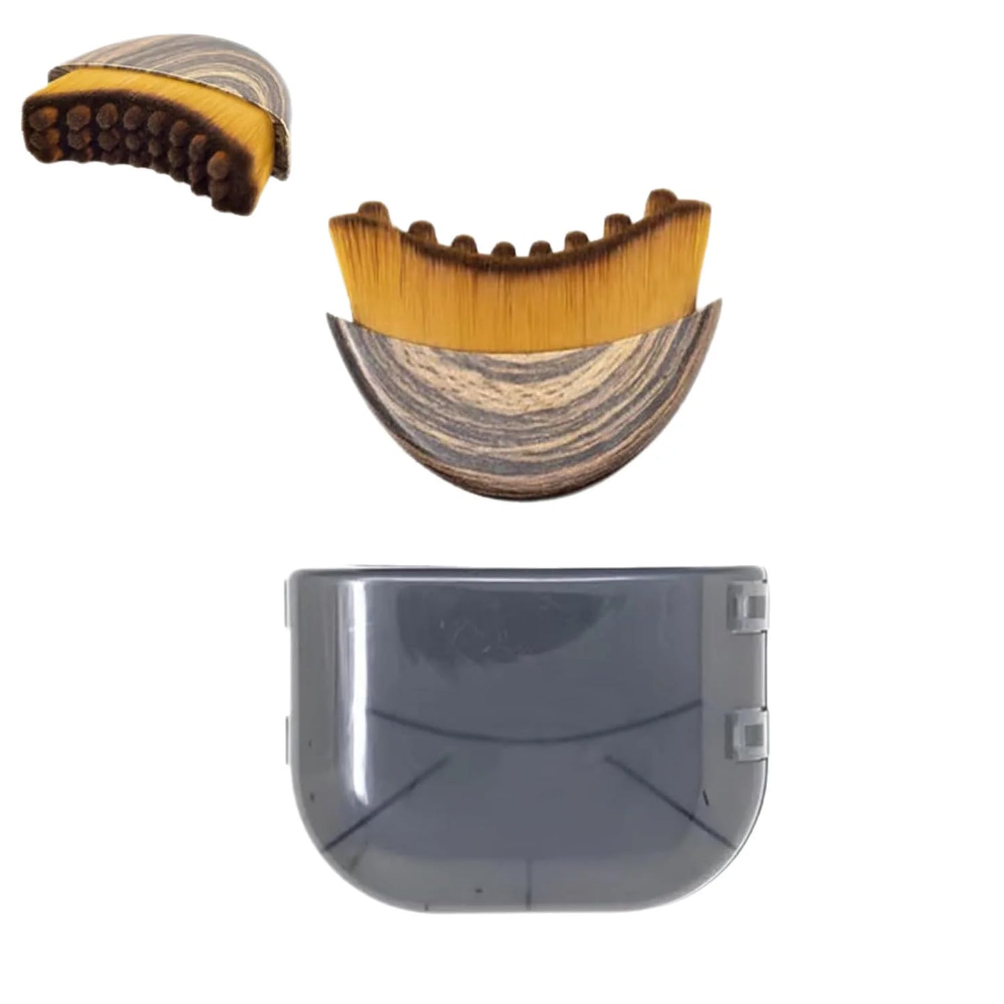 Lymphatic Contour Face Brush Dry Brush Lymphatic Drainage Massager For Face Chin & Jawline Sculpting Face Massage Tools