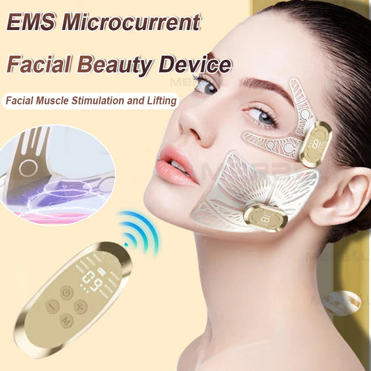 EMS Facial Eye Massager Electric Muscle Stimulator Facial Massagers Beauty Eyes Face Lifting Fatigue Relief  Skin Care