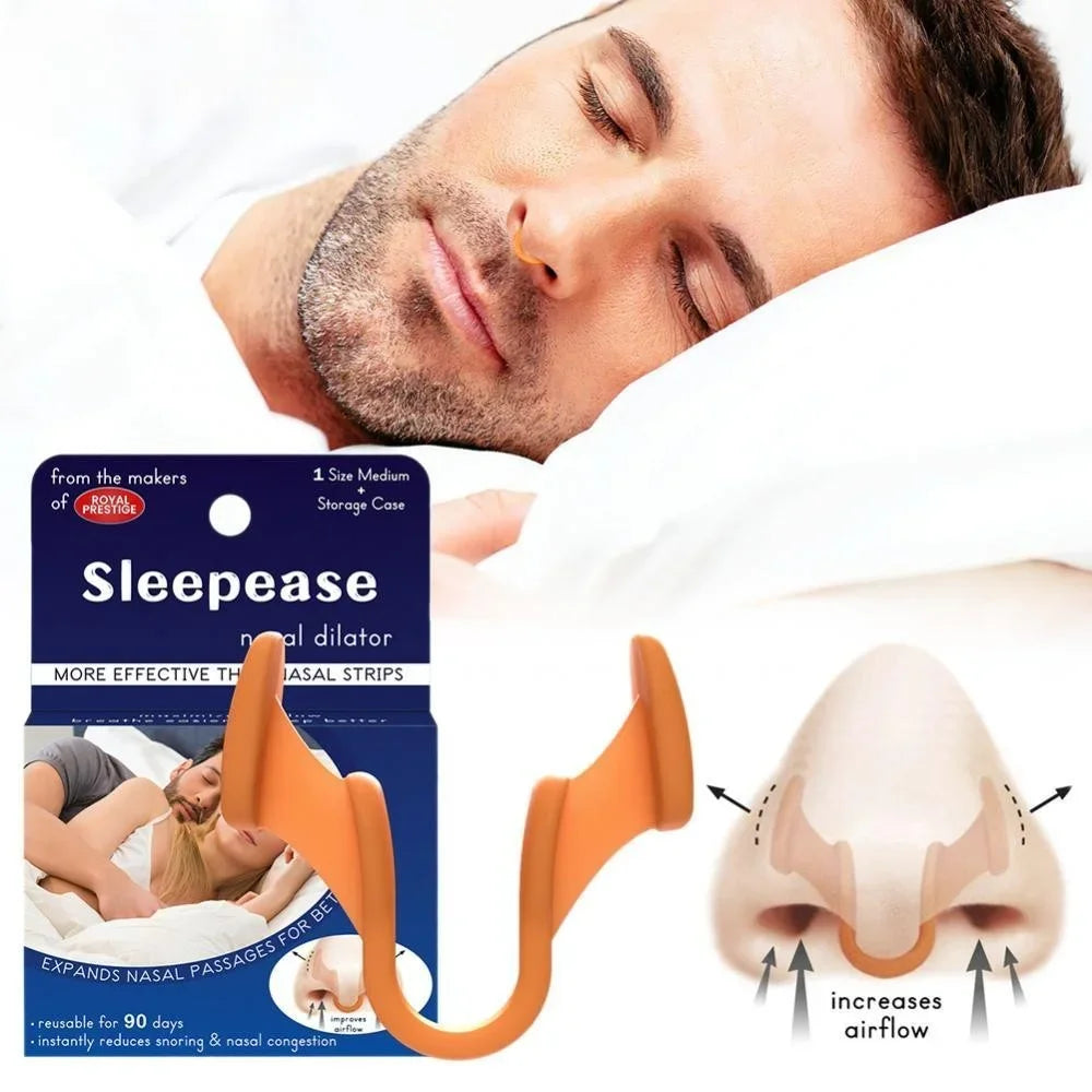 Silicone Nose 1Pc Clip Anti Snoring Nasal Dilator Stop Snore Aid Easy Breathe Improve Sleeping Rhinitis
