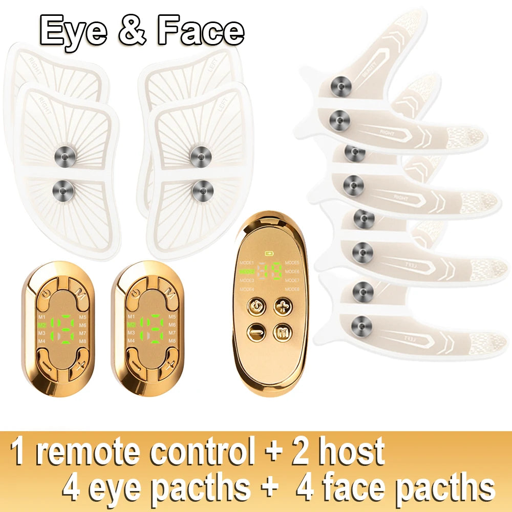 EMS Facial Eye Massager Electric Muscle Stimulator Facial Massagers Beauty Eyes Face Lifting Fatigue Relief Skin Care