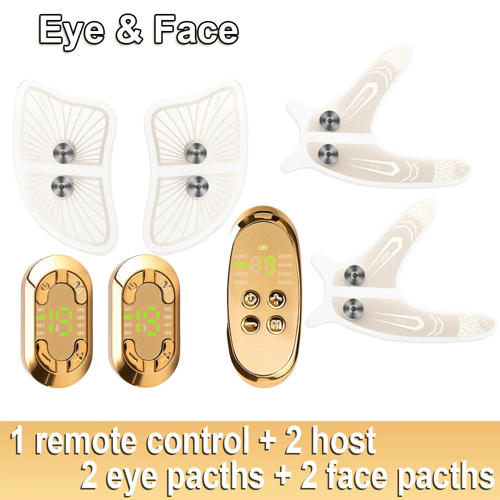 EMS Facial Eye Massager Electric Muscle Stimulator Facial Massagers Beauty Eyes Face Lifting Fatigue Relief  Skin Care