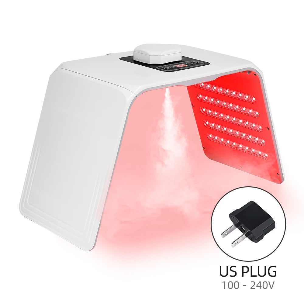 7 Colors LED Photon Machine With Nano Spray Beauty Salon Home Use Face Body LED Mask PDT Machine Skin Hydrating SPA Skin Care